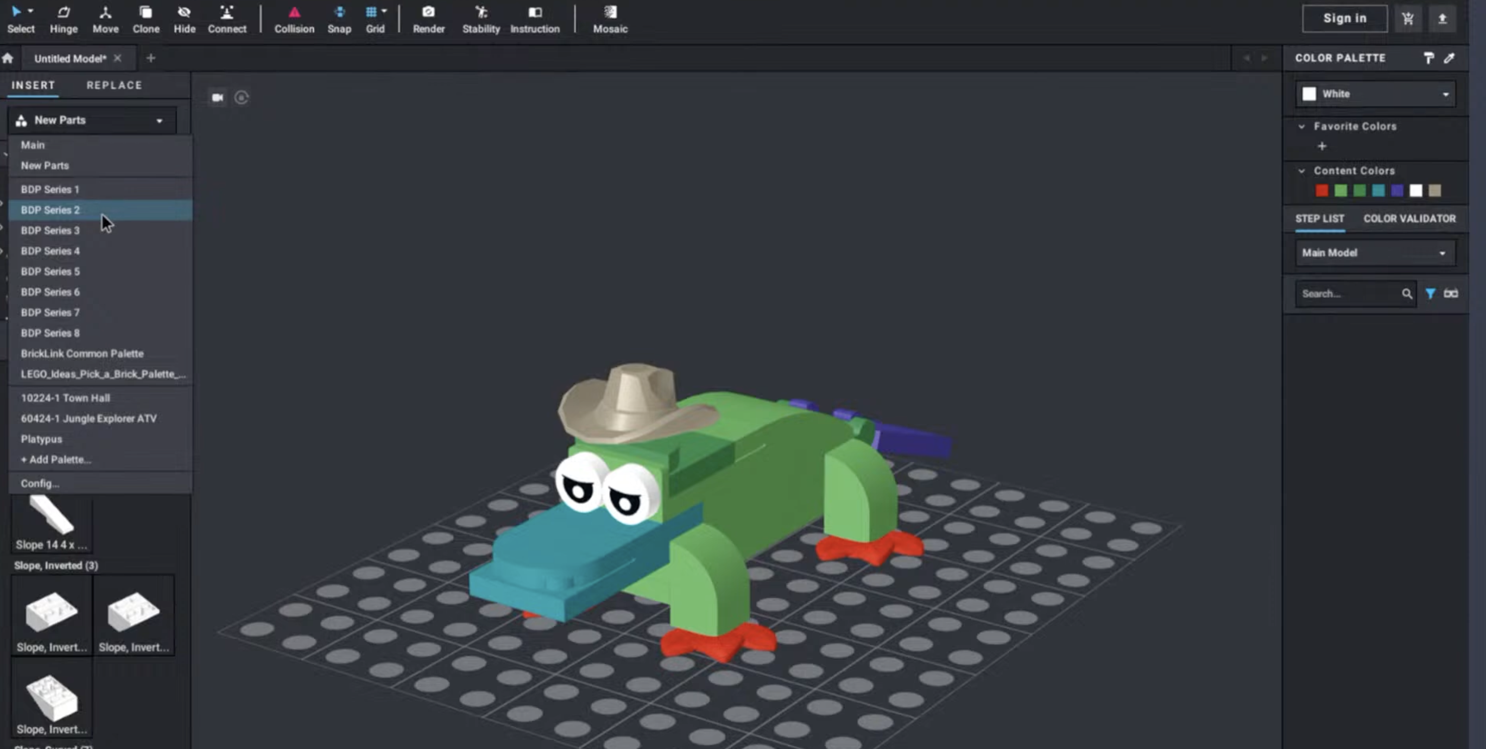 Digitale LEGO Werkstatt